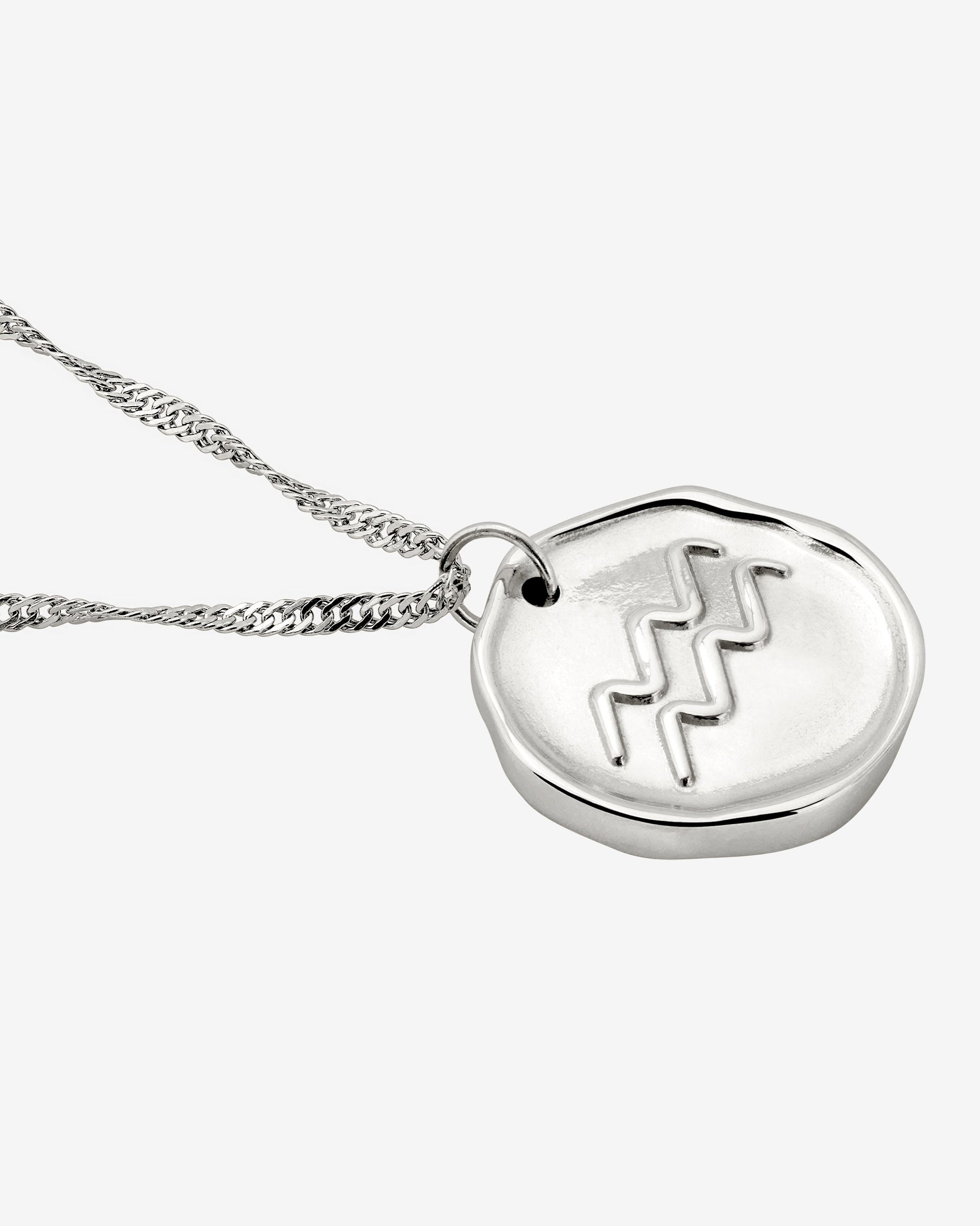 Zodiac Collana - Acquari Argento