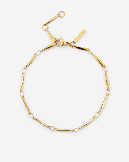 Curved Links Bracciale Oro