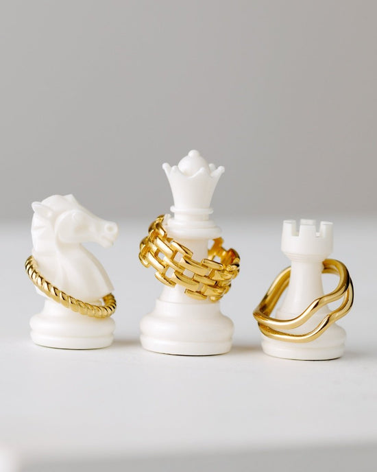 Double Wave Anello Oro Rosa