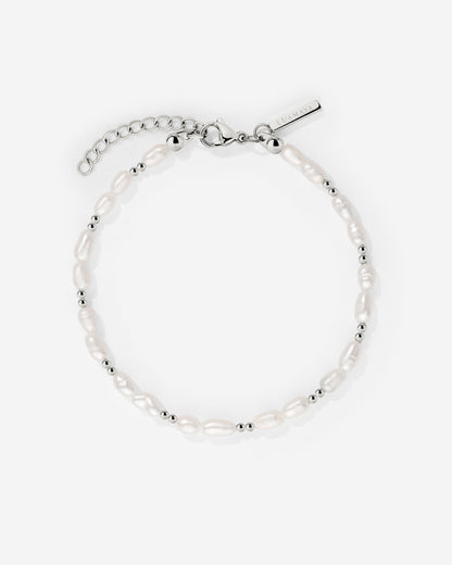 Summertime Pearl Bracciale Argento