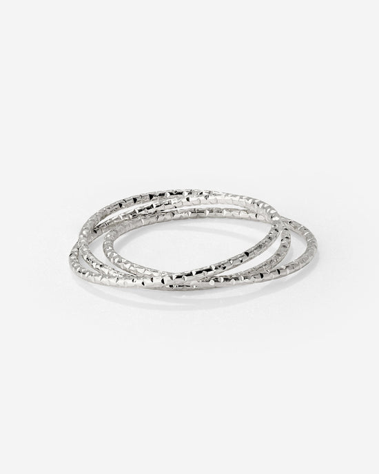 Prism Trio Anello Argento