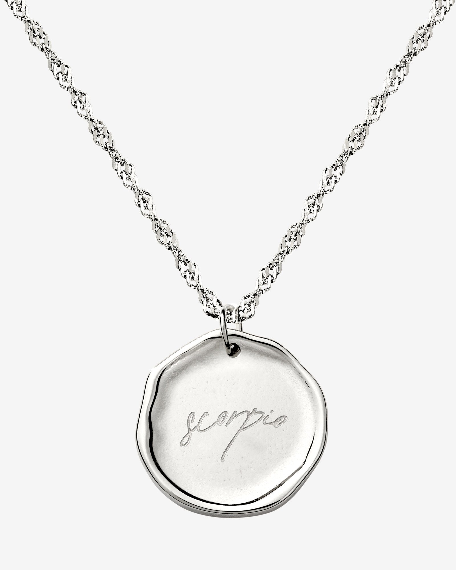 Zodiac Collana - Scorpione Argento