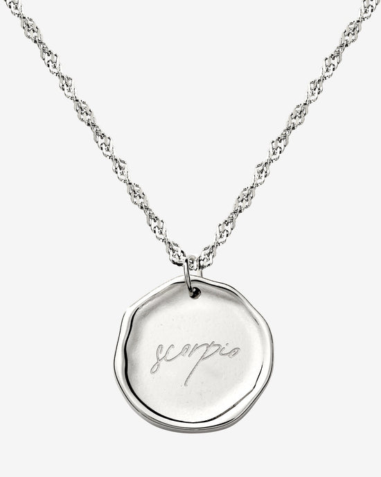 Zodiac Collana - Scorpione Argento