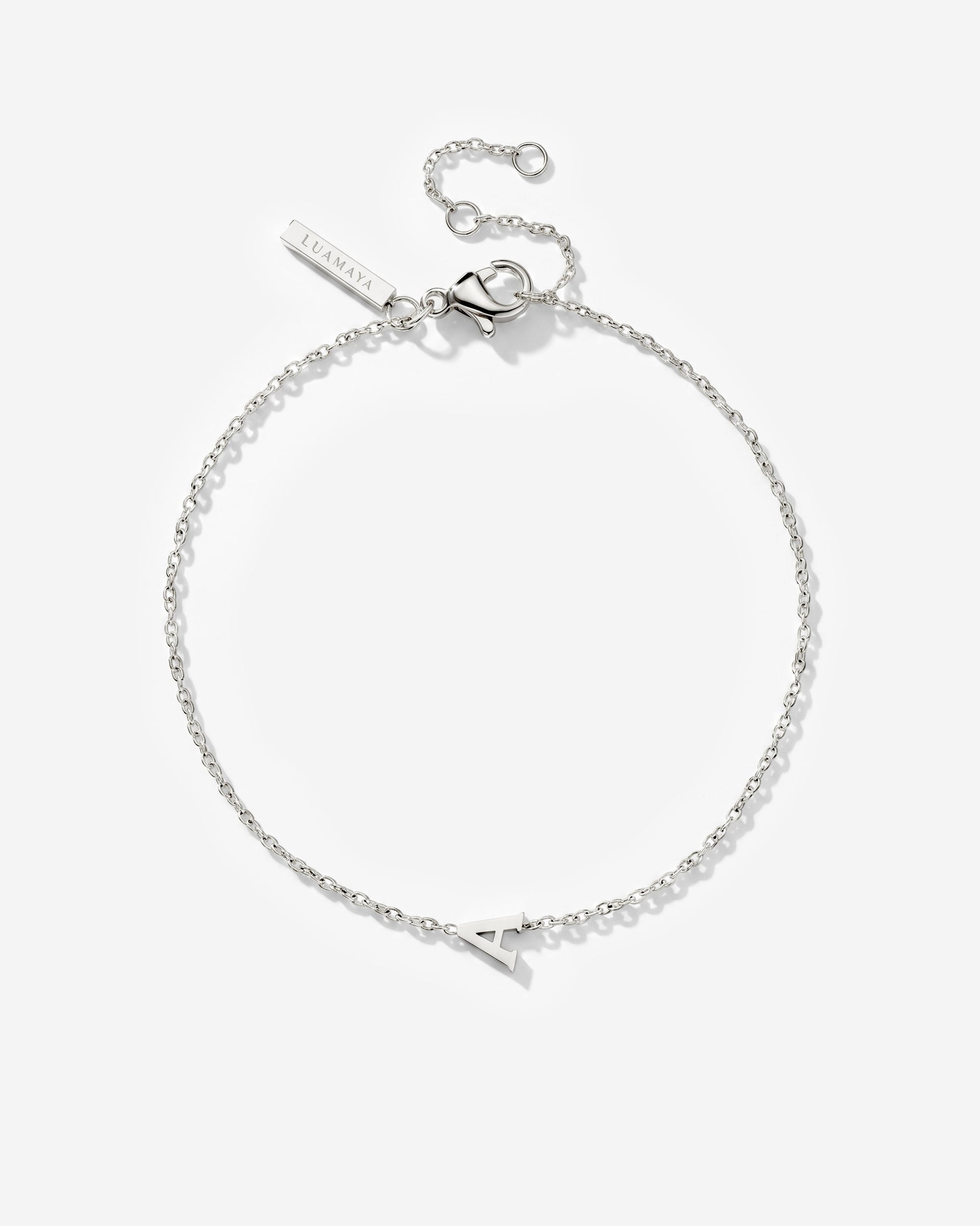 Tiny Letter Bracelet