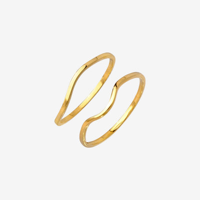 Skinny Dip Anello Duo Oro