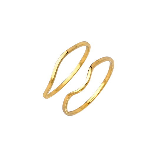 Skinny Dip Anello Duo Oro