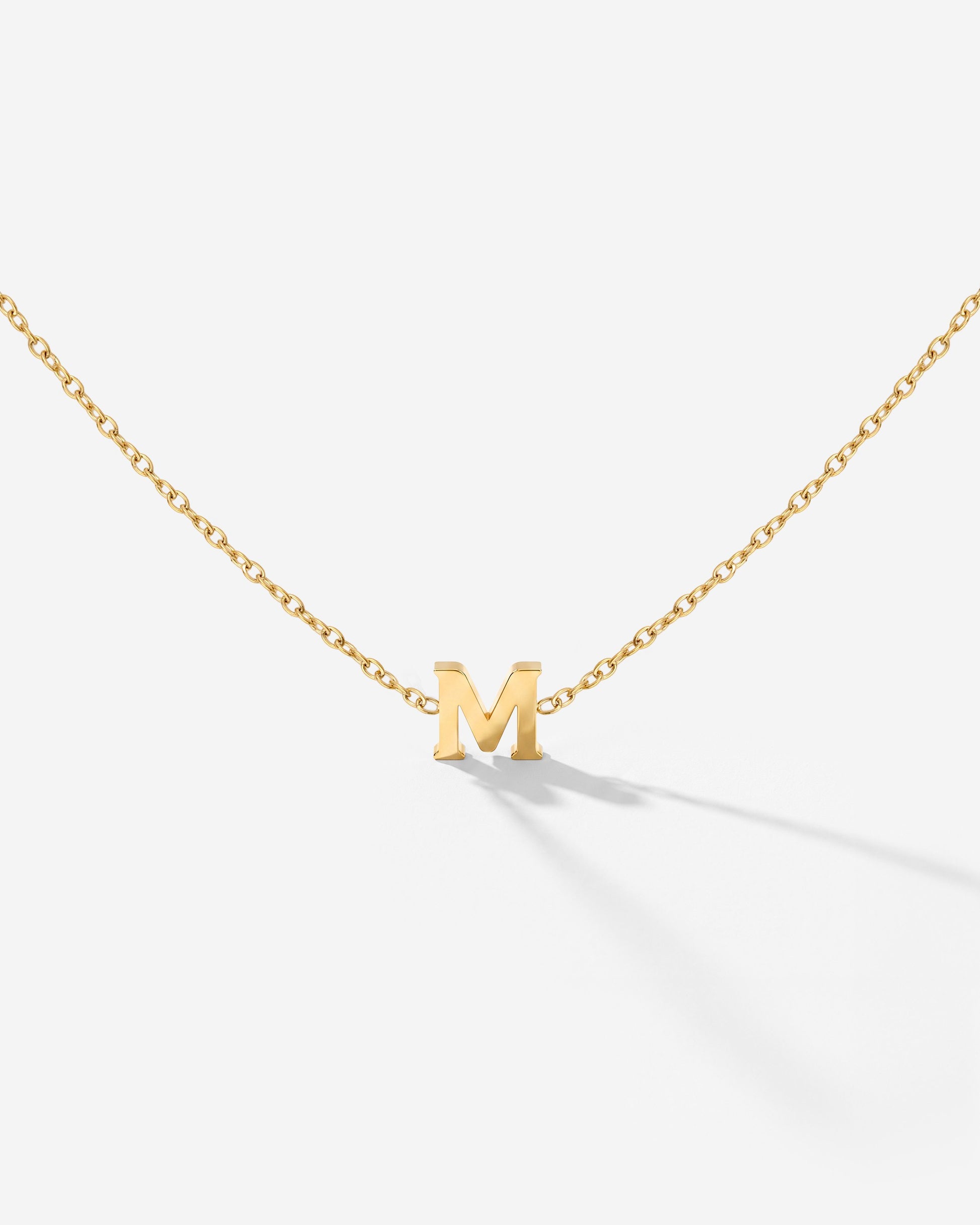 Tiny Letter Necklace