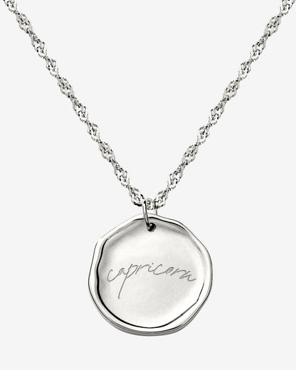Zodiac Collana - Capricorno Argento