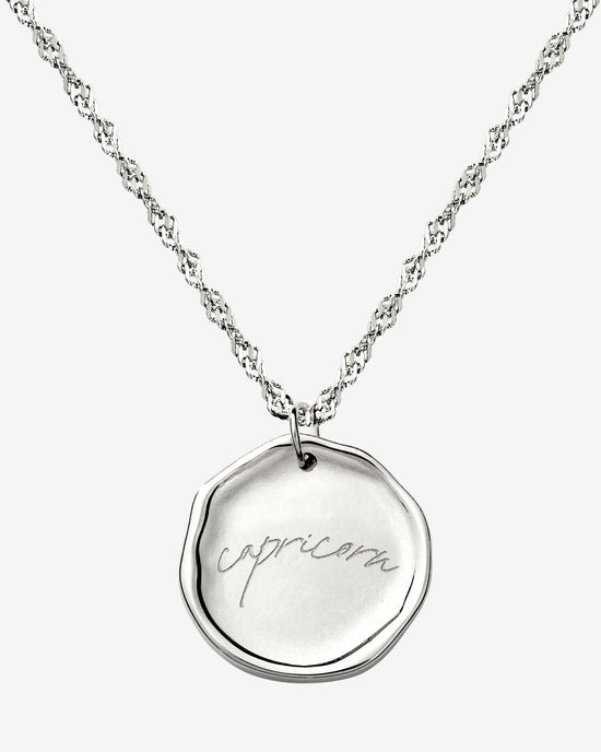 Zodiac Collana - Capricorno Argento