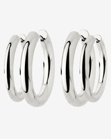 Chunky Lover Hoop Set Maxi Argento