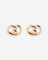 Pretzel Babe Orecchini Oro Rosa