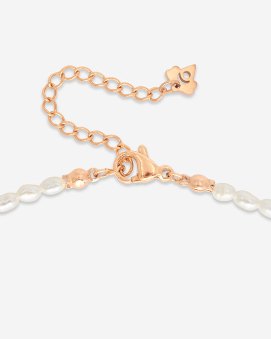 Perlita Choker Oro Rosa