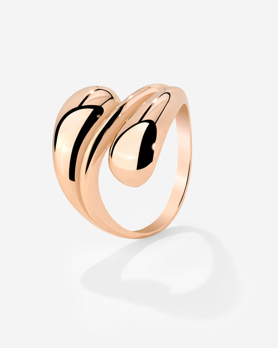 Sculpted Touch Anello Oro Rosa
