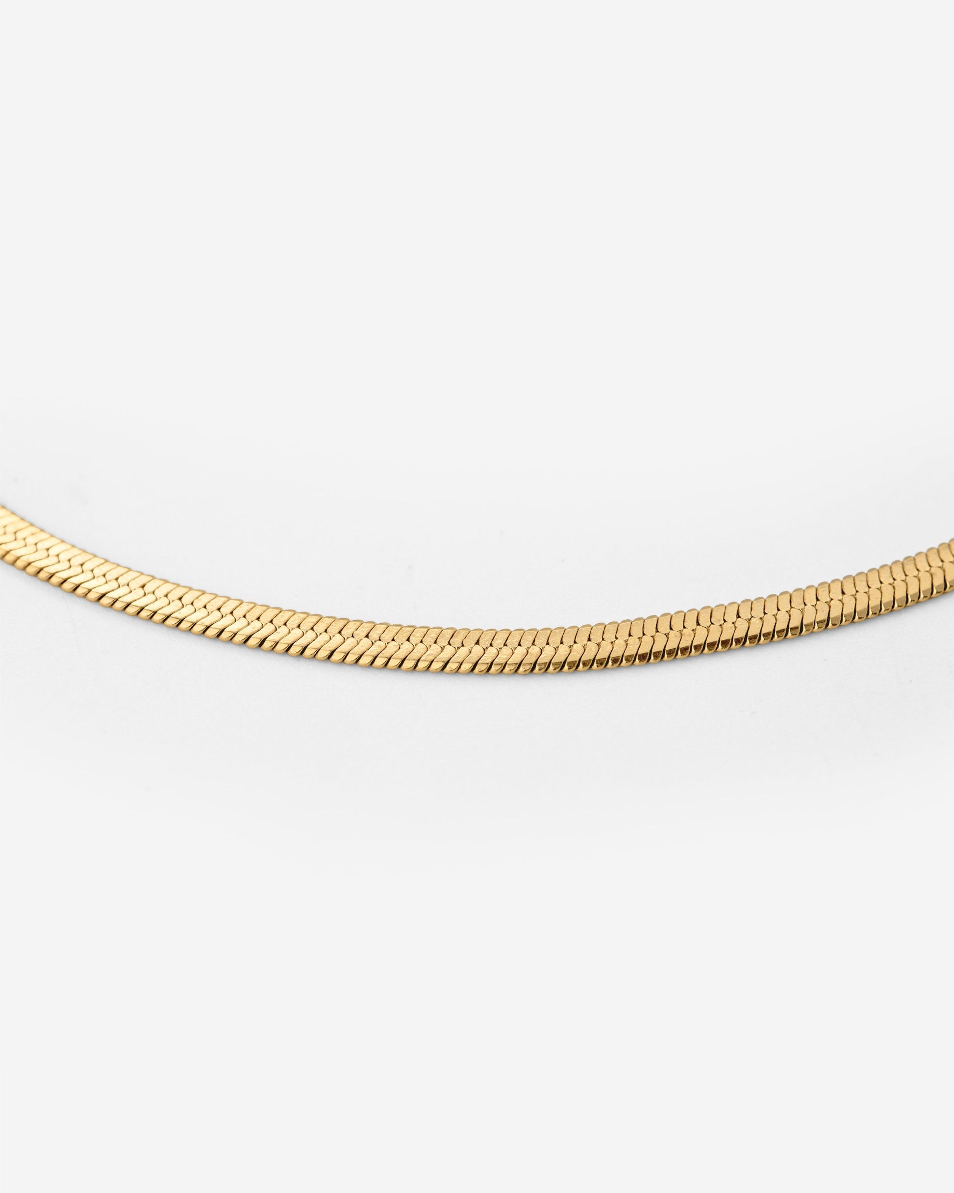 Slim Herringbone Cavigliera
