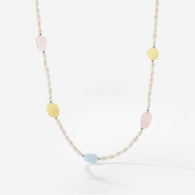 Spring Pastels Collana Argento