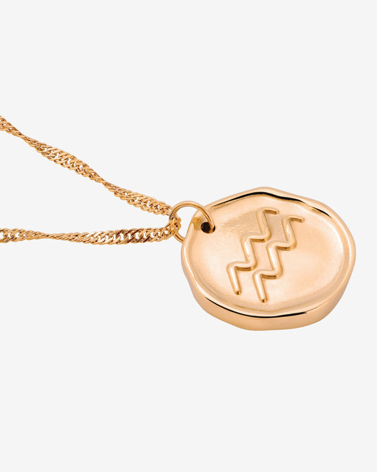 Zodiac Collana - Acquari Oro Rosa