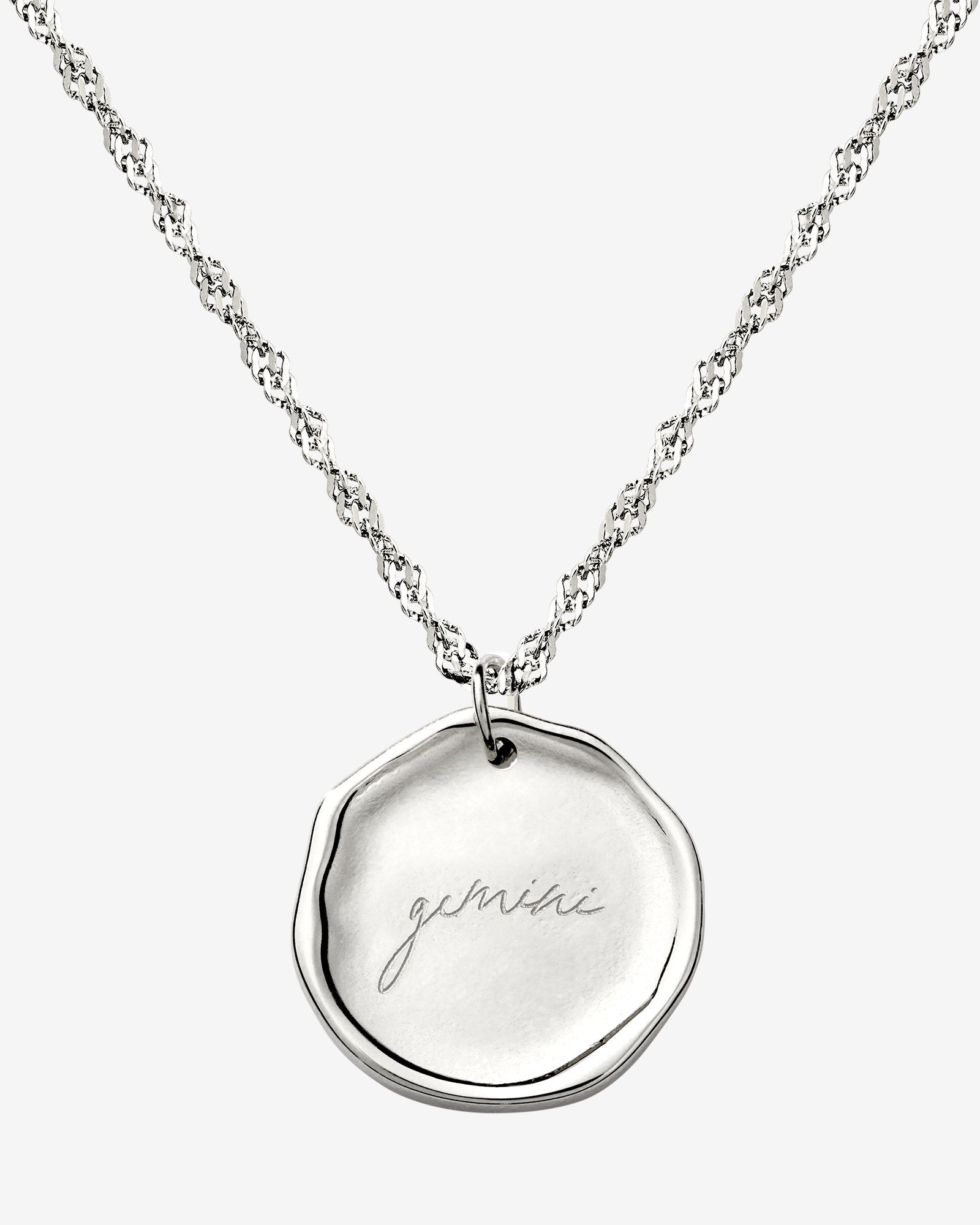 Zodiac Collana - Gemelli Argento