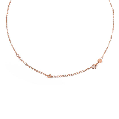 Luamaya Catena Estensible 5 cm Oro Rosa
