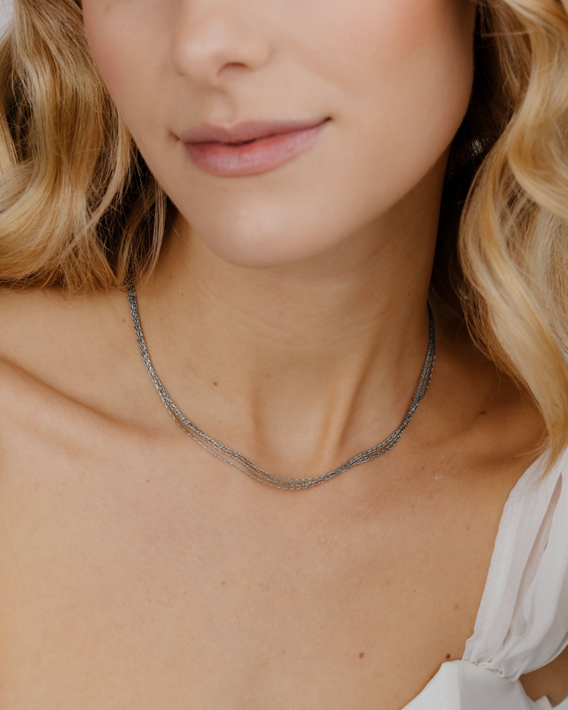 Cascade Layer Collana Argento