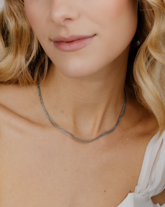 Cascade Layer Collana Argento
