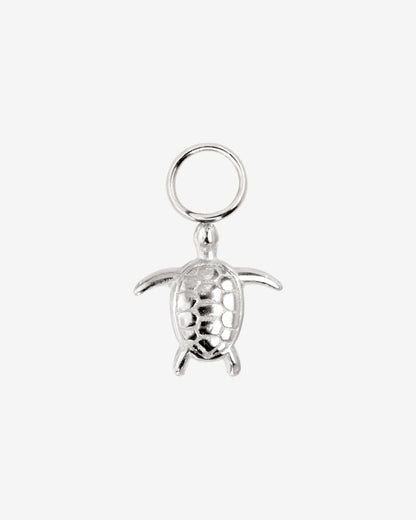 Sea Turtle Twisted Hoop Set Small Argento