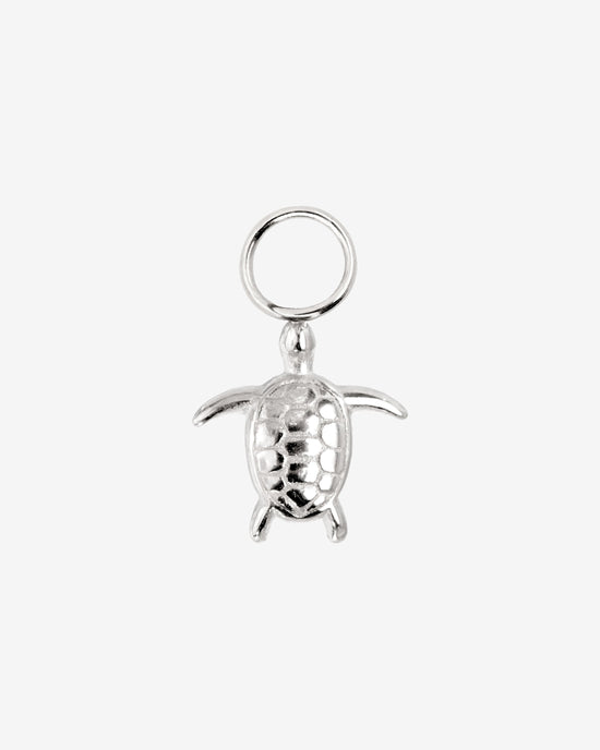 Sea Turtle Twisted Hoop Set Small Argento