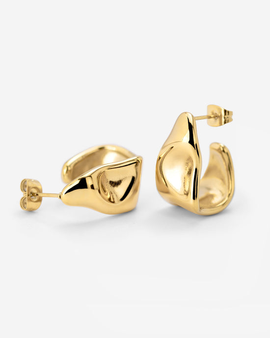 Liquid Shape Orecchini Oro