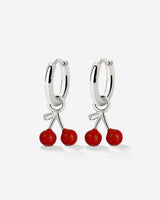 Very Cherry Hoop Set Baby Argento