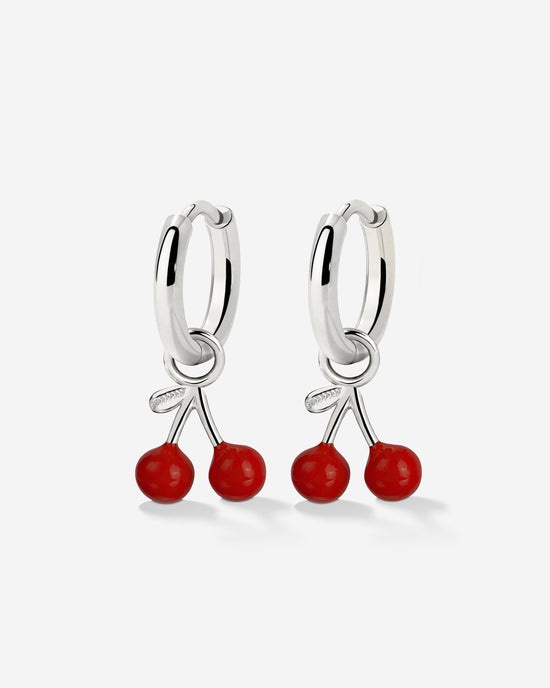 Very Cherry Hoop Set Baby Argento