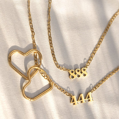 Angel Number Collana Oro