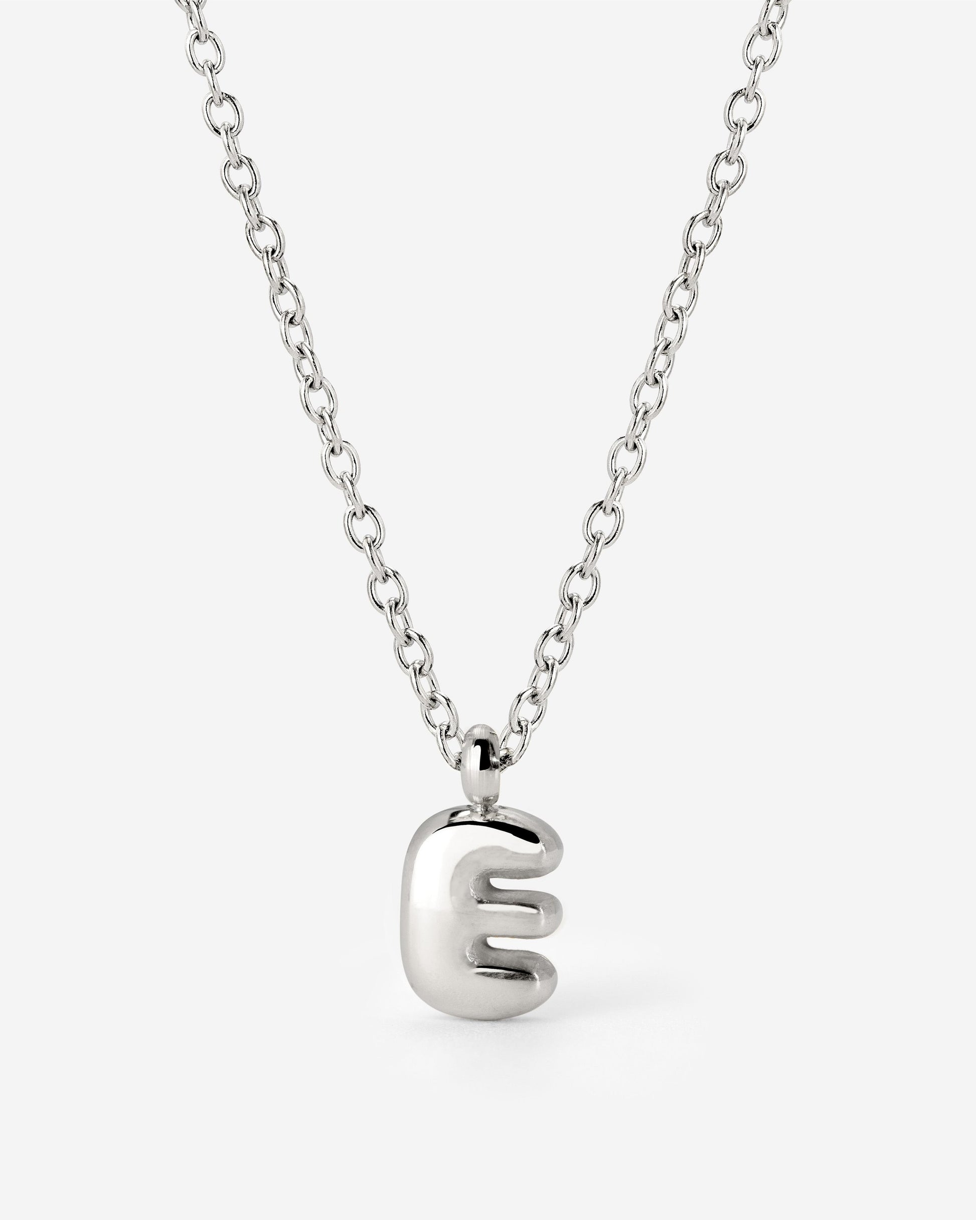 Bubble Letter Collana Argento