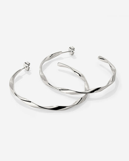 Sahira Orecchini Large Argento