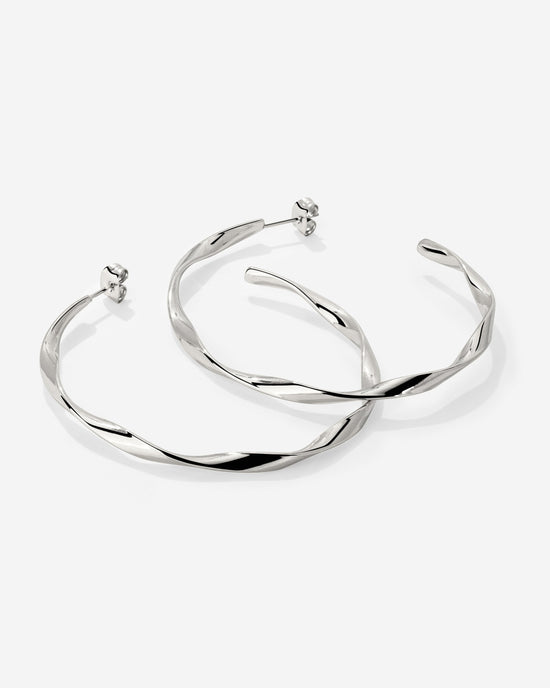 Sahira Orecchini Large Argento