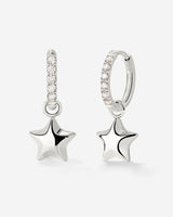 Nova Glimmer Hoop Set Small Argento