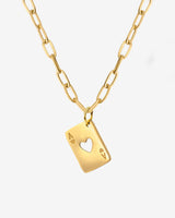 Heart Ace Collana Oro