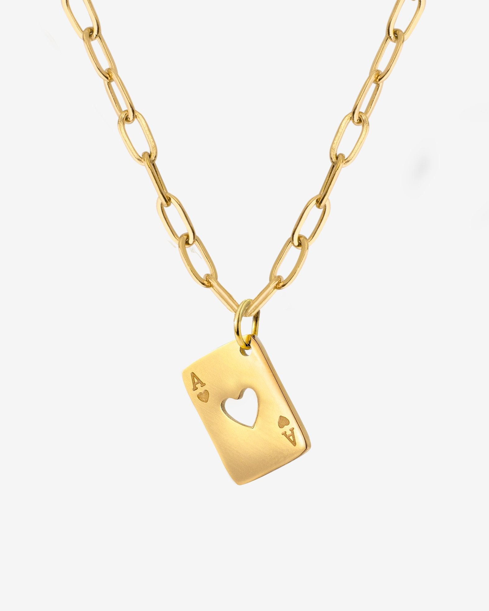 Heart Ace Collana Oro