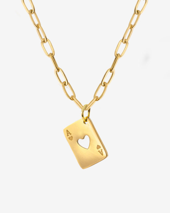Heart Ace Collana Oro