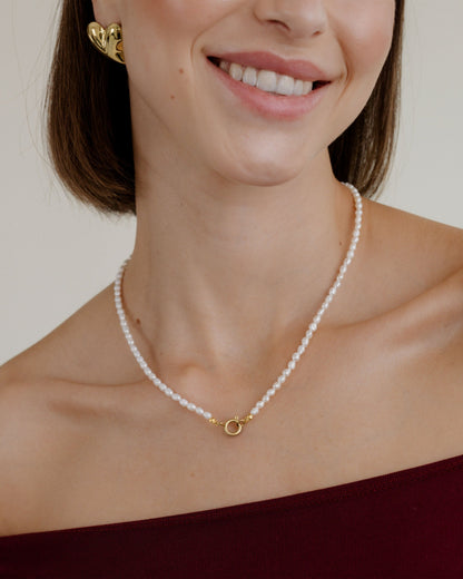 Pearly Charm Collana Oro