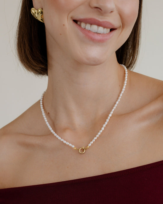 Pearly Charm Collana Oro