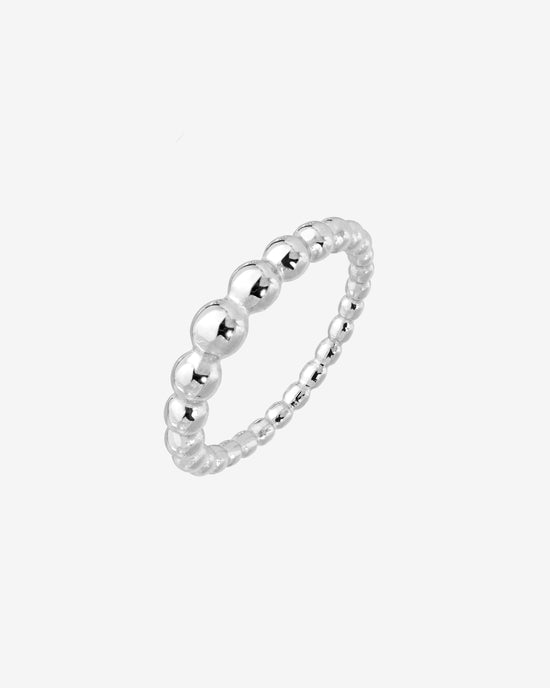 Beady Anello Argento