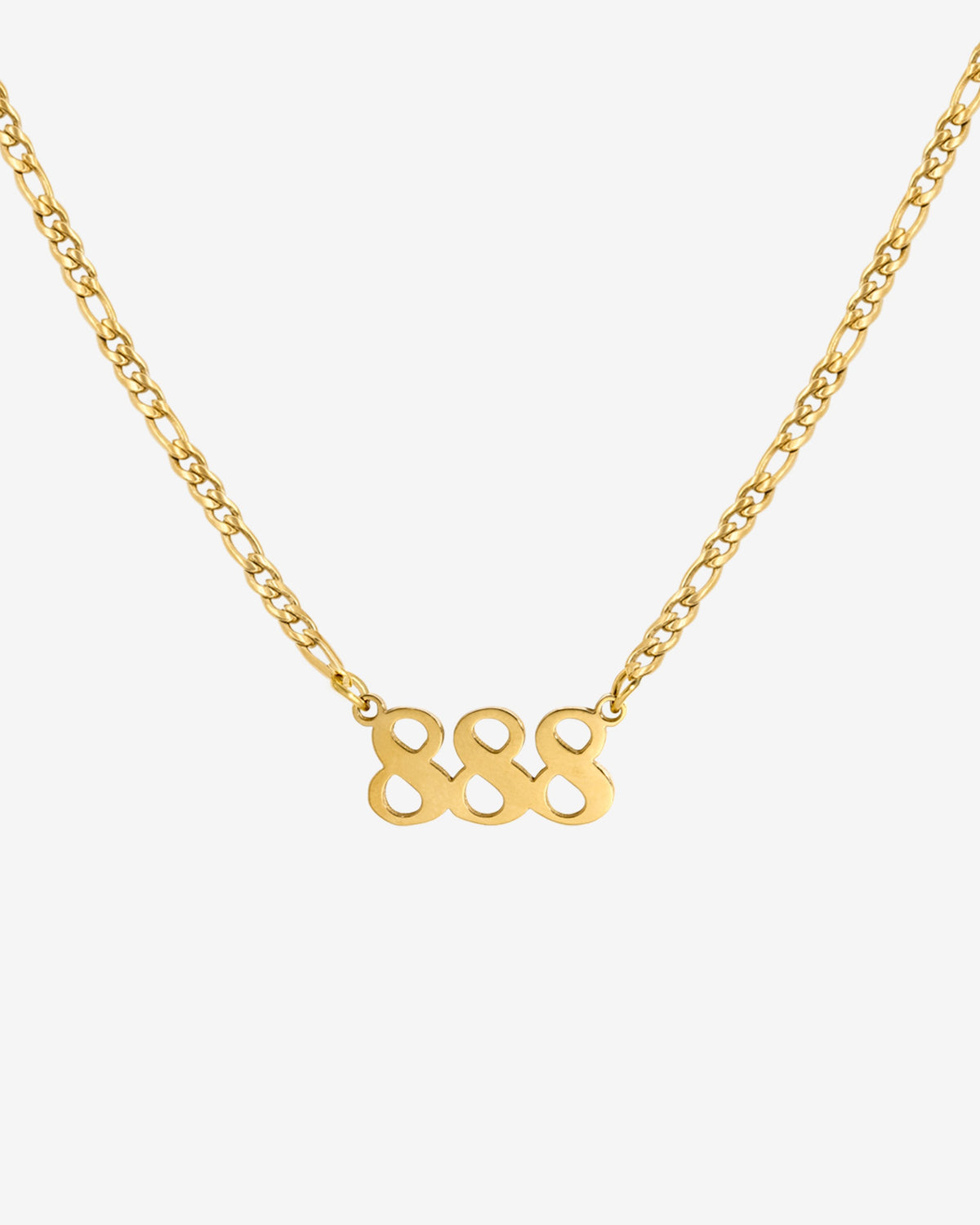 Angel Number Collana Oro 888