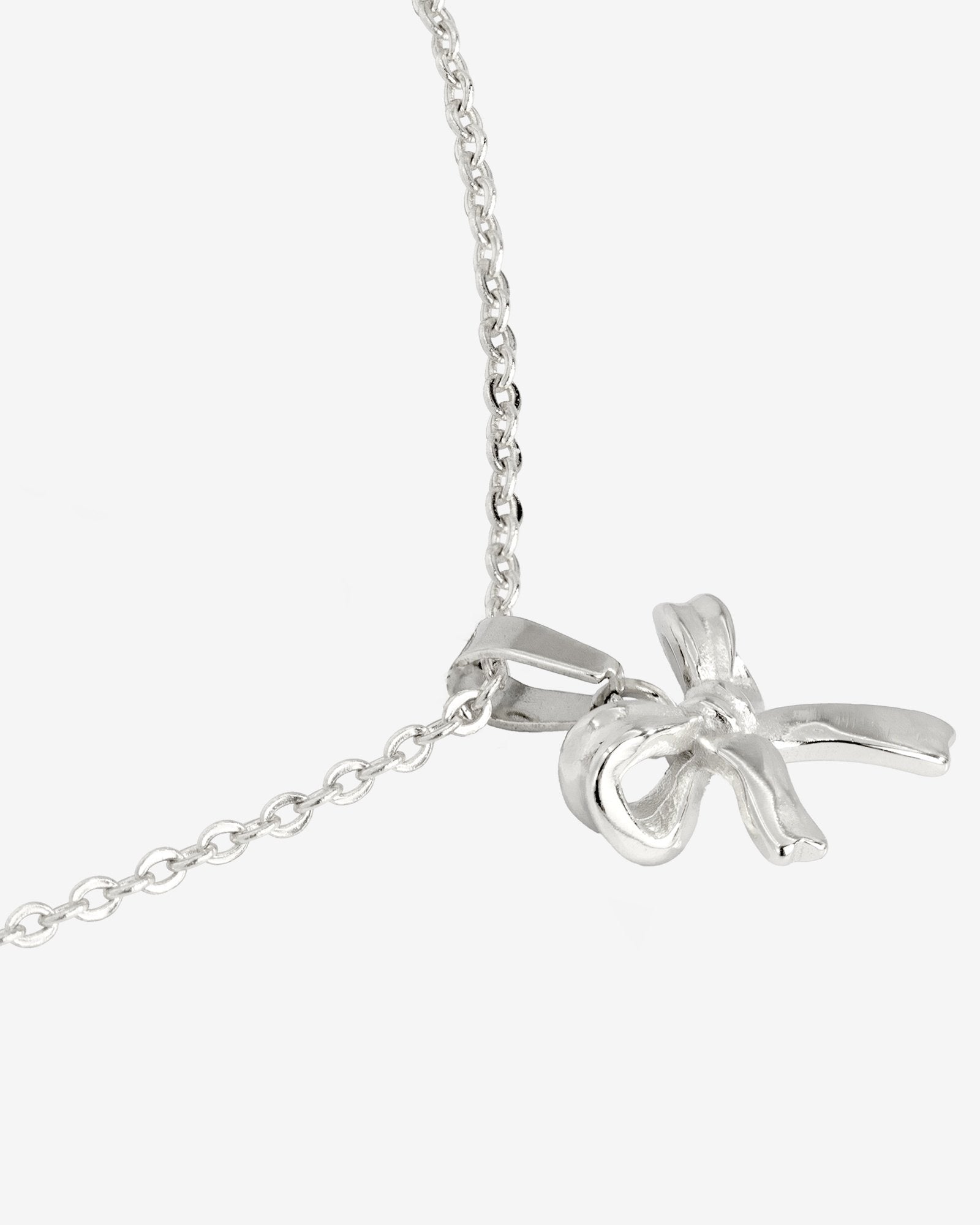 Pretty Ribbon Collana Argento