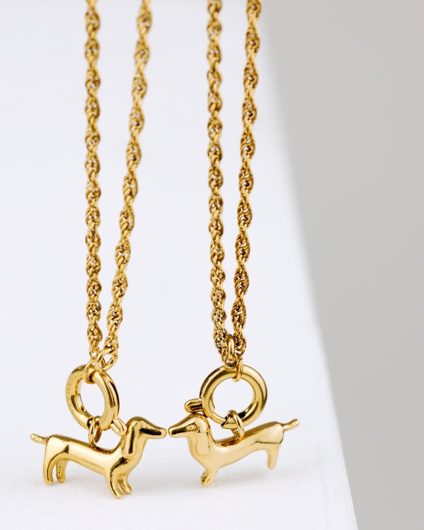 Shorty Rope Chain Collana Set Oro