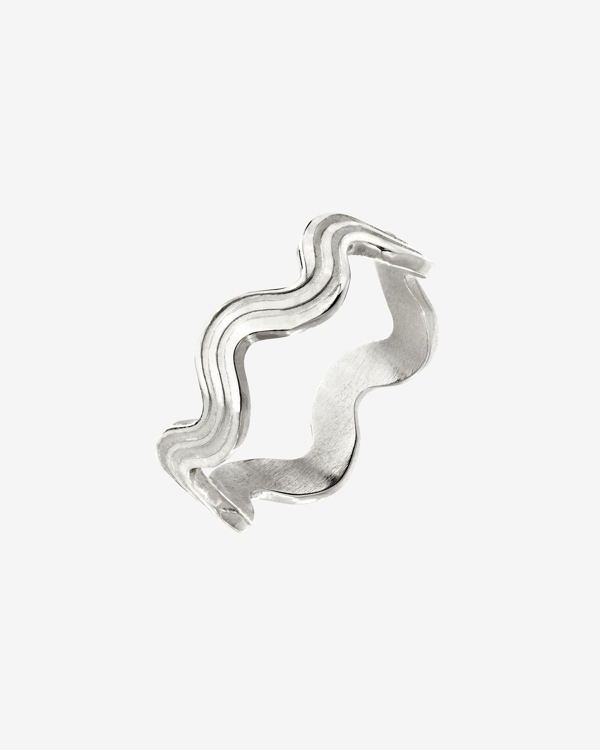 Wave after Wave Anello Argento