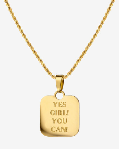 Yes girl! You can! Collana Oro