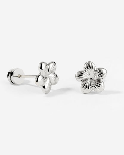 Floral Glow Orecchini Argento