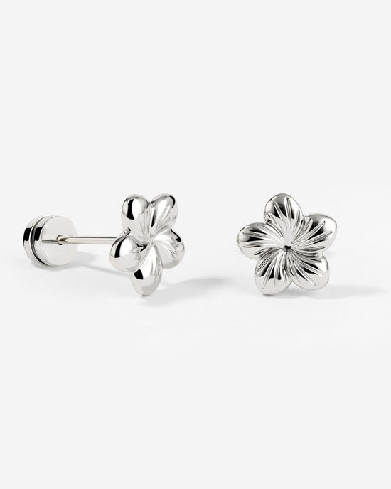 Floral Glow Orecchini Argento