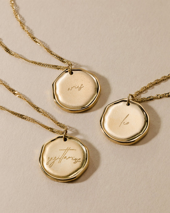 Zodiac Collana - Sagittario Oro Rosa