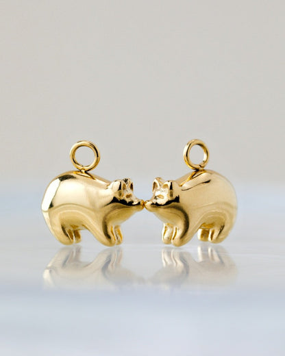 Piggy Hoop Set Small Oro