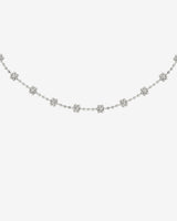Blooming Choker Argento